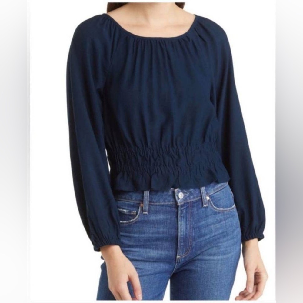MADEWELL
Georgia Tie Back Top Dark Indigo